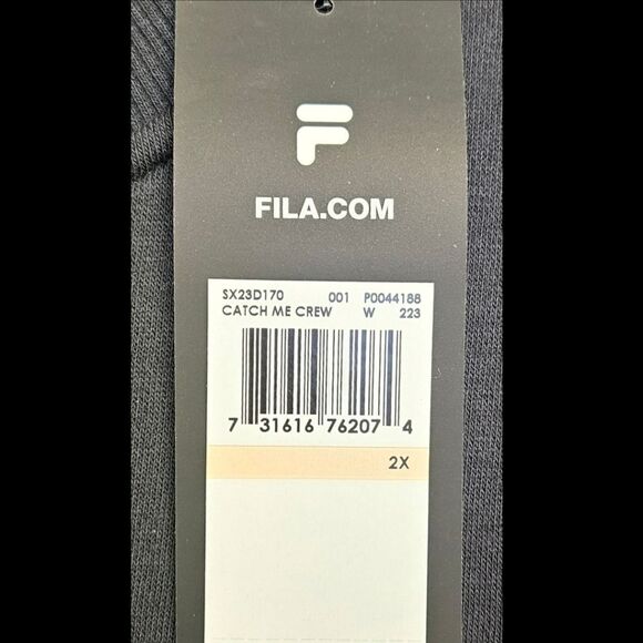 FILA PLUS SIZE New Women's Black Two Piece Jogger Set 2X - Picture 9 of 16